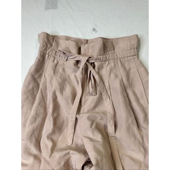 Club Monaco Anreannah Paperbag Pants In Mauve, size 00 - Picture 4 of 10